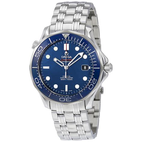 omega seamaster blue dial